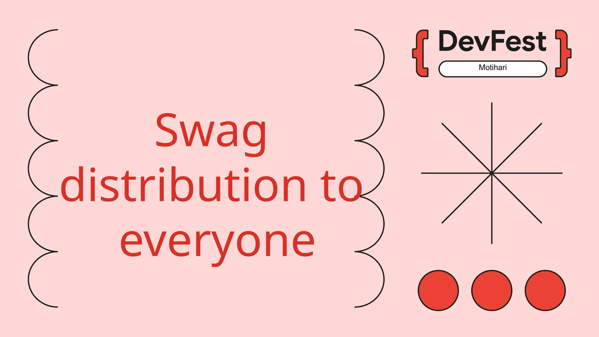 Motihari
Swag
distribution to
everyone
 