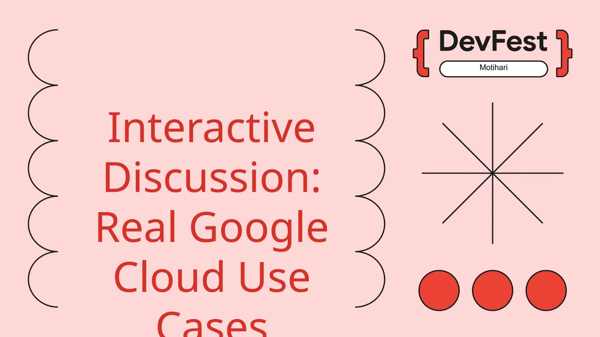 Motihari
Interactive
Discussion:
Real Google
Cloud Use
 