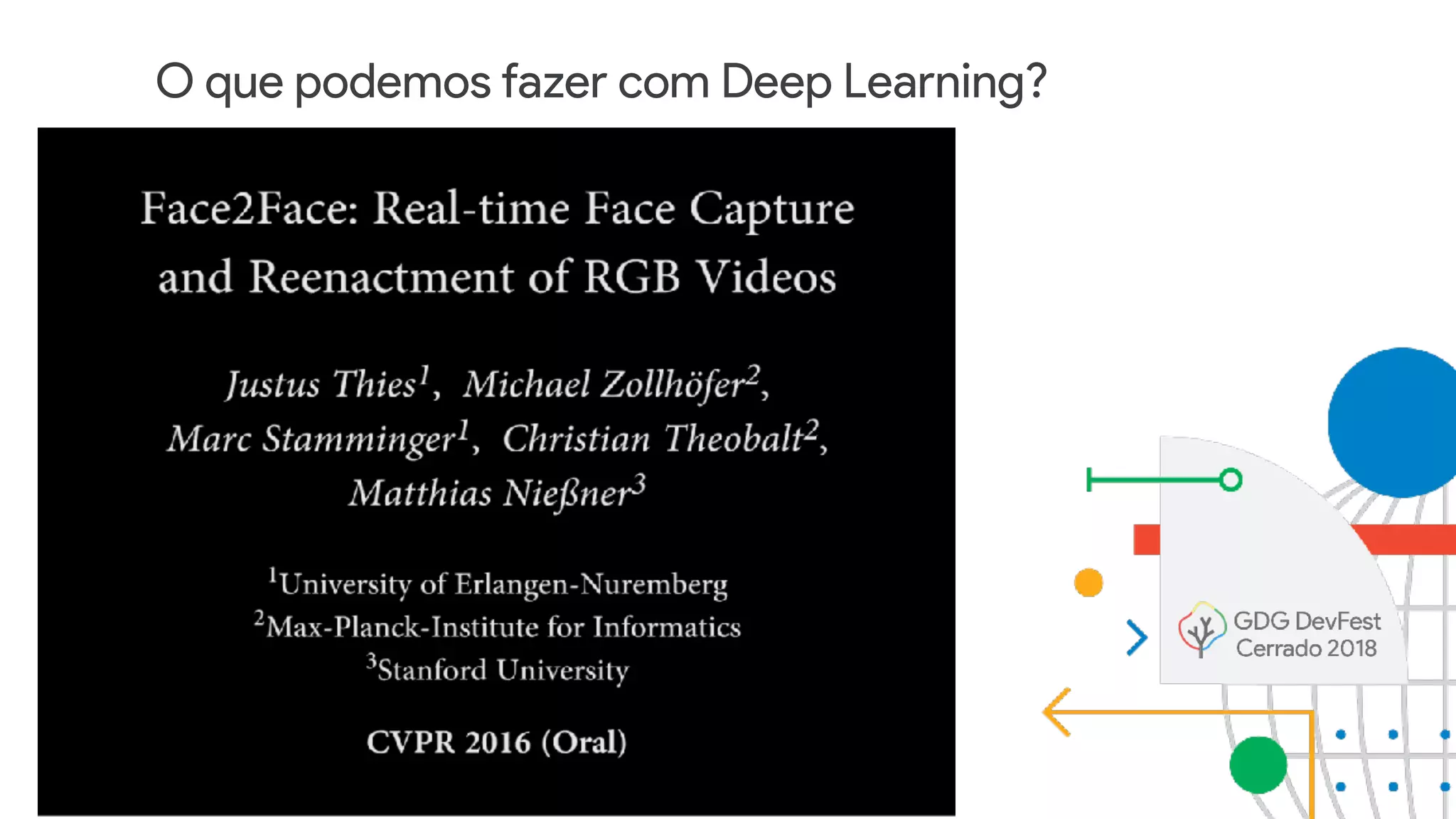 O que podemos fazer com Deep Learning?
Veículos autônomos
 
