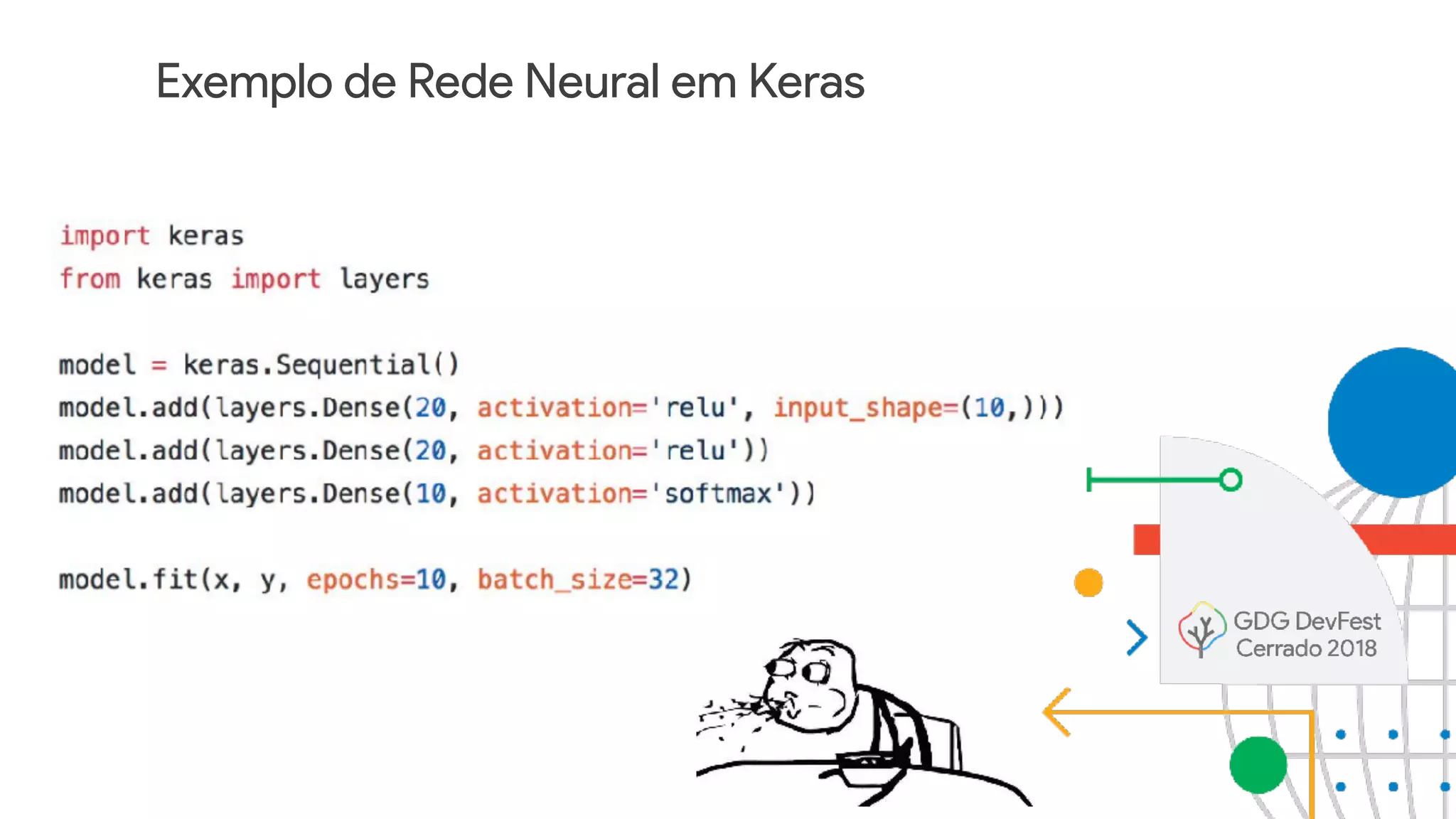 Exemplo de Rede Neural em Keras
 
