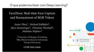 O que podemos fazer com Deep Learning?
Veículos autônomos
 