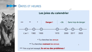 DATES ET HEURES
 