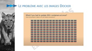 LE PROBLÈME AVEC LES IMAGES DOCKER
 
