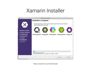 Xamarin Installer
https://xamarin.com/download
 