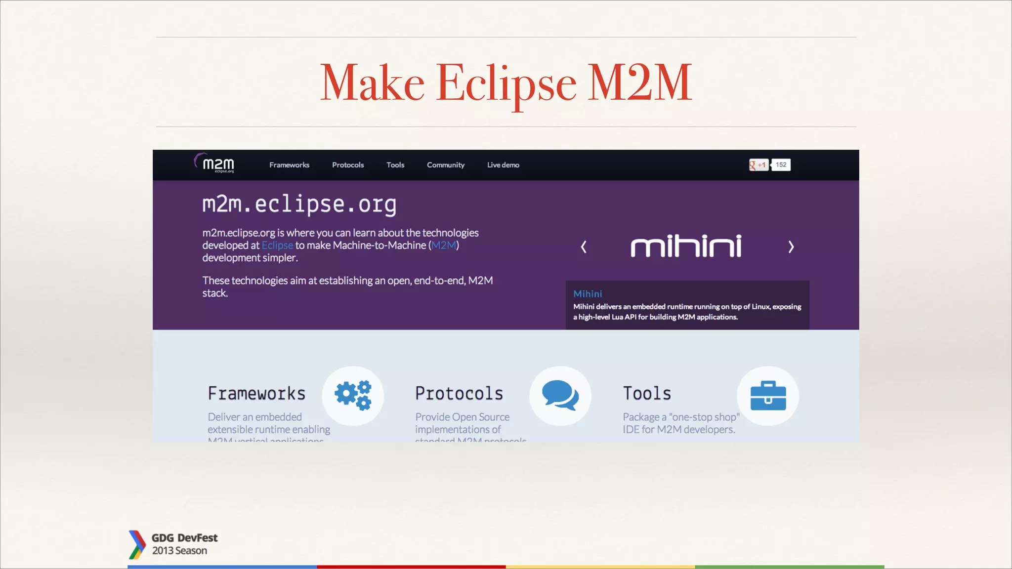 Make Eclipse M2M

 