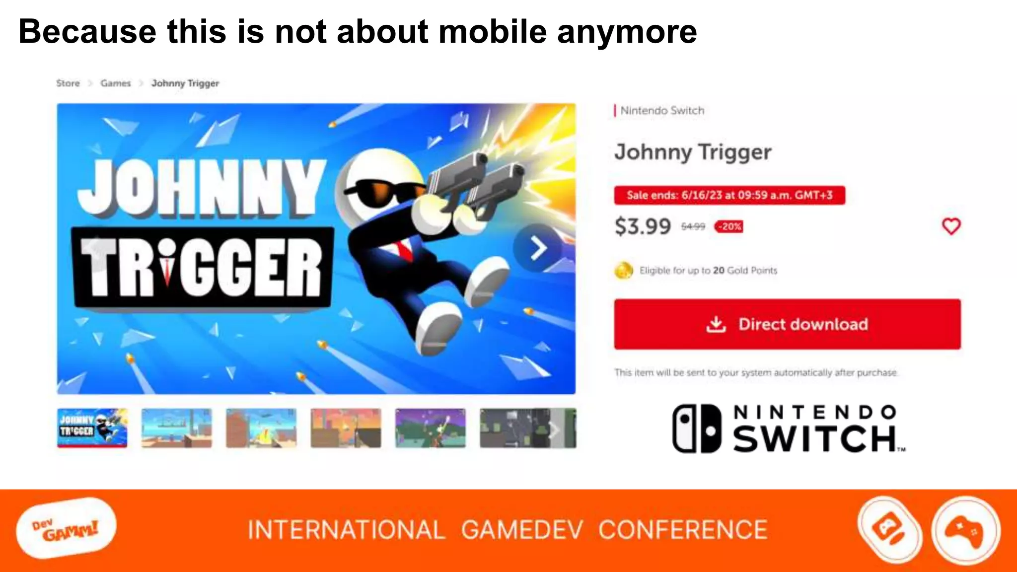 Because this is not about mobile anymore
 