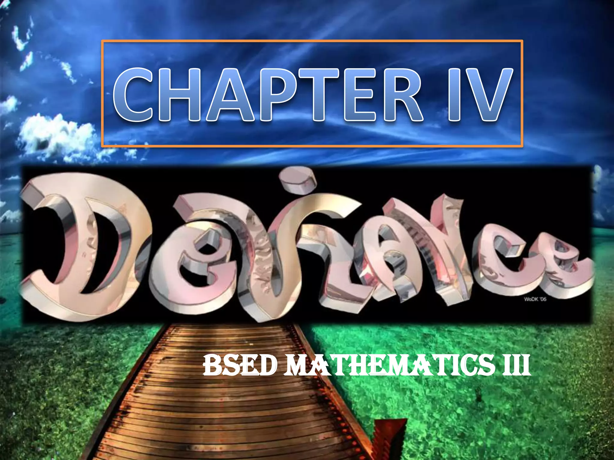 BSEd Mathematics III
 