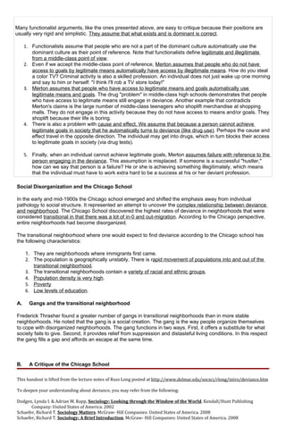 Deviance handout