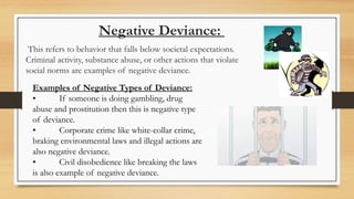 Deviance with the aspect sociology. pptx | PPTX