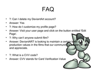 Deviantart Questions Deviant Art | PPT