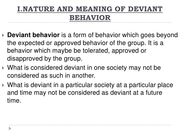 Deviant Behavior Mimbarschool Com Ng