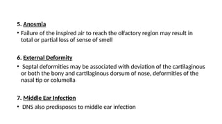 Deviated Nasal Septum DNS ENT Topic.pptx