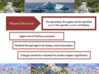 Deviations Permissibility & Handling in GMP | PDF