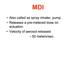Inhaler Devices in Airway Disease Management | PPT