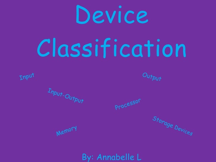 Device Classification