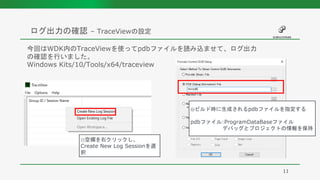 ドライバへのETWの埋め込み | PPTX