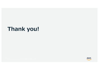 © 2017, Amazon Web Services, Inc. or its Affiliates. All rights reserved.
!
 