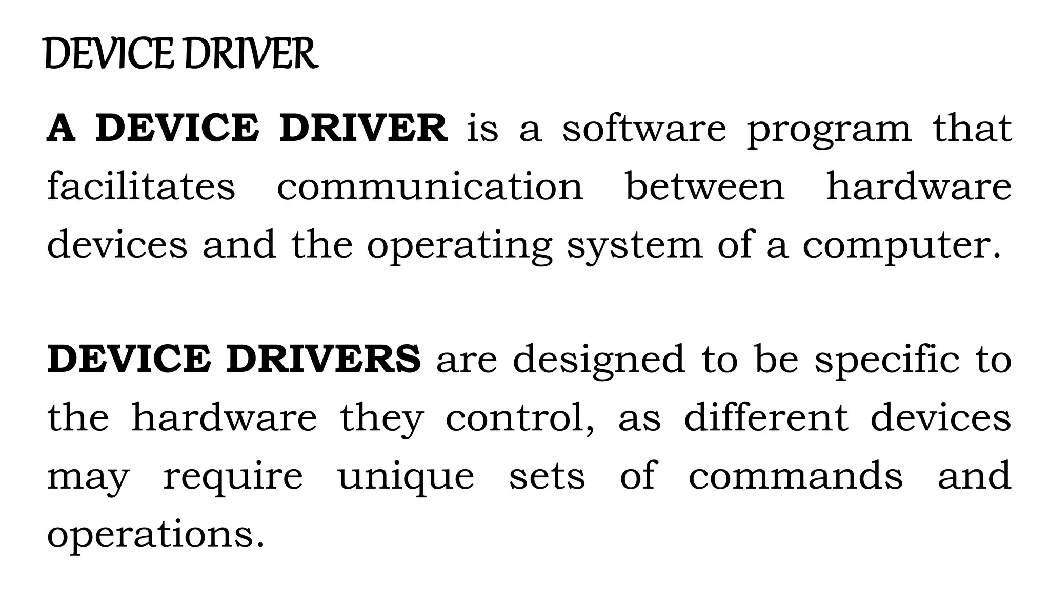 Computer System Servicing NC2 - Device Drivers for All Junior and ...