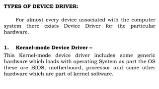 Computer System Servicing NC2 - Device Drivers for All Junior and ...
