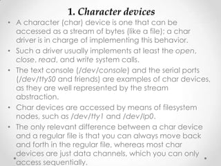 Device Drivers | PPTX