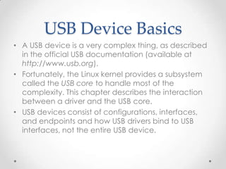 Usb Device Drive Process Device Drivers | PPTX