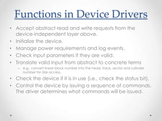 Device Drivers | PPTX