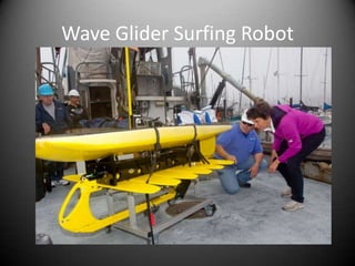 Wave Glider Surfing Robot
 