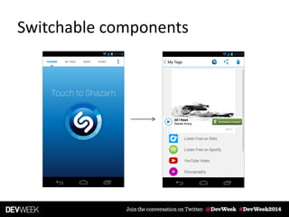 Switchable components
 