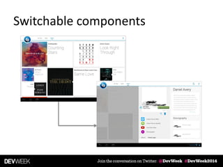 Switchable components
 