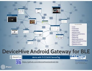 DeviceHive Android BLE Gateway