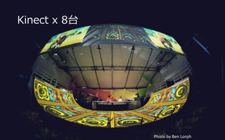 Kinect x 8台

Photo by Ben Lorph

 