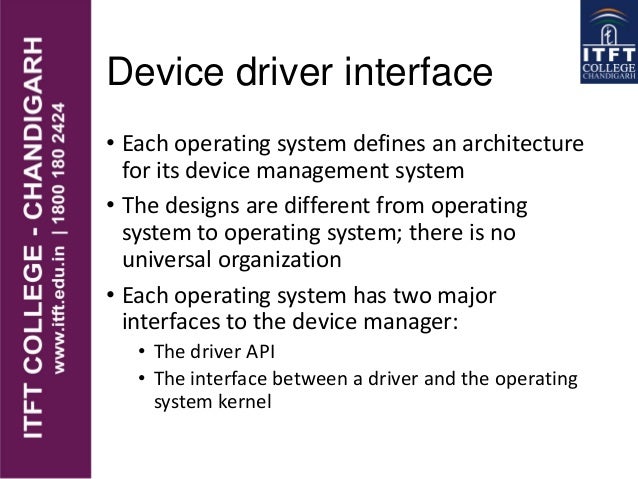 ITFT_Device management in Operating System