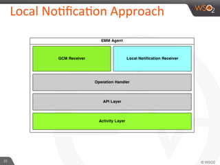 25	
  
Local	
  NoFﬁcaFon	
  Approach	
  
 