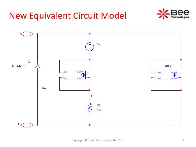 Single diode equivalent circuit models