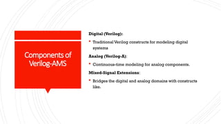 device modelling verilog analog mixed signal | PPT