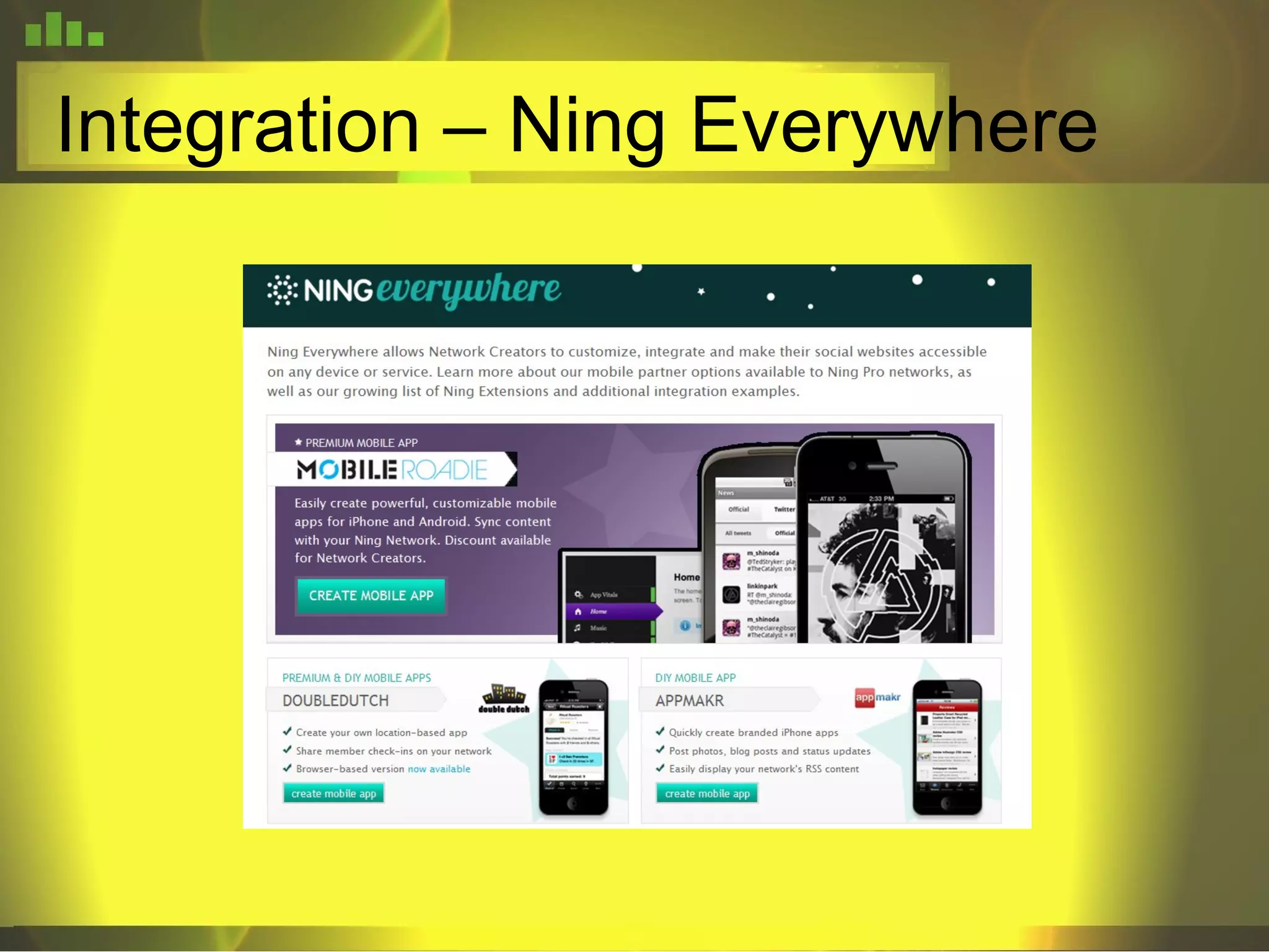 Integration – Ning Everywhere 