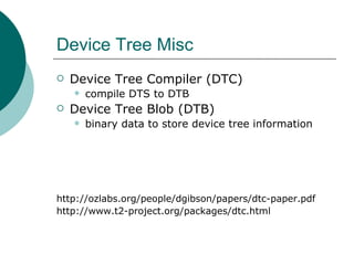 Device tree support on arm linux | PPT