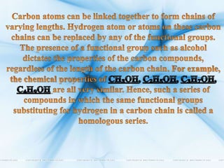 carbon and its compounds..