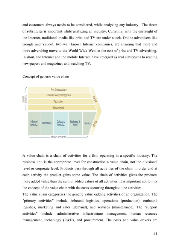 industry analysis of print media