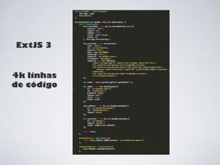 ExtJS 3


4k linhas
de código
 
