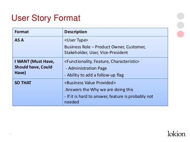 emptying your cup an agile primer scrum story format