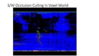 S/W Occlusion Culling in Voxel World
 