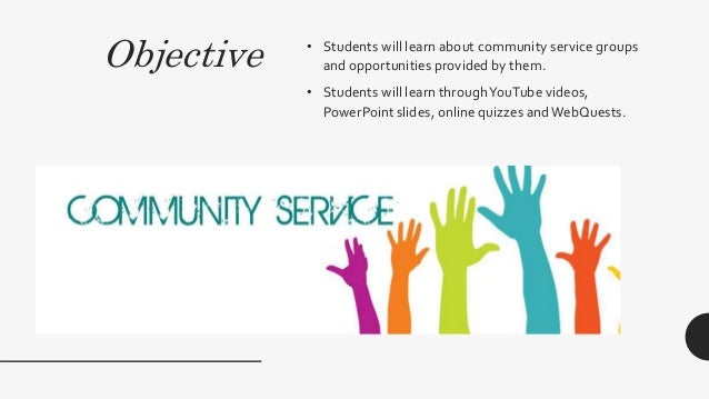community service projects