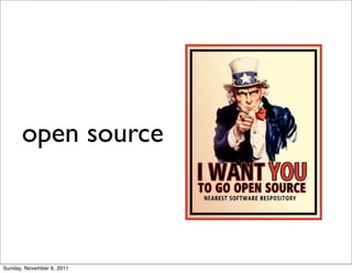 open source



Sunday, November 6, 2011
 