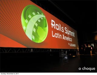 o choque
Sunday, November 6, 2011
 