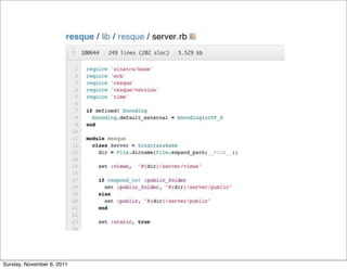 Sunday, November 6, 2011
 