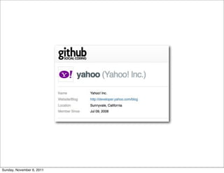 Sunday, November 6, 2011
 