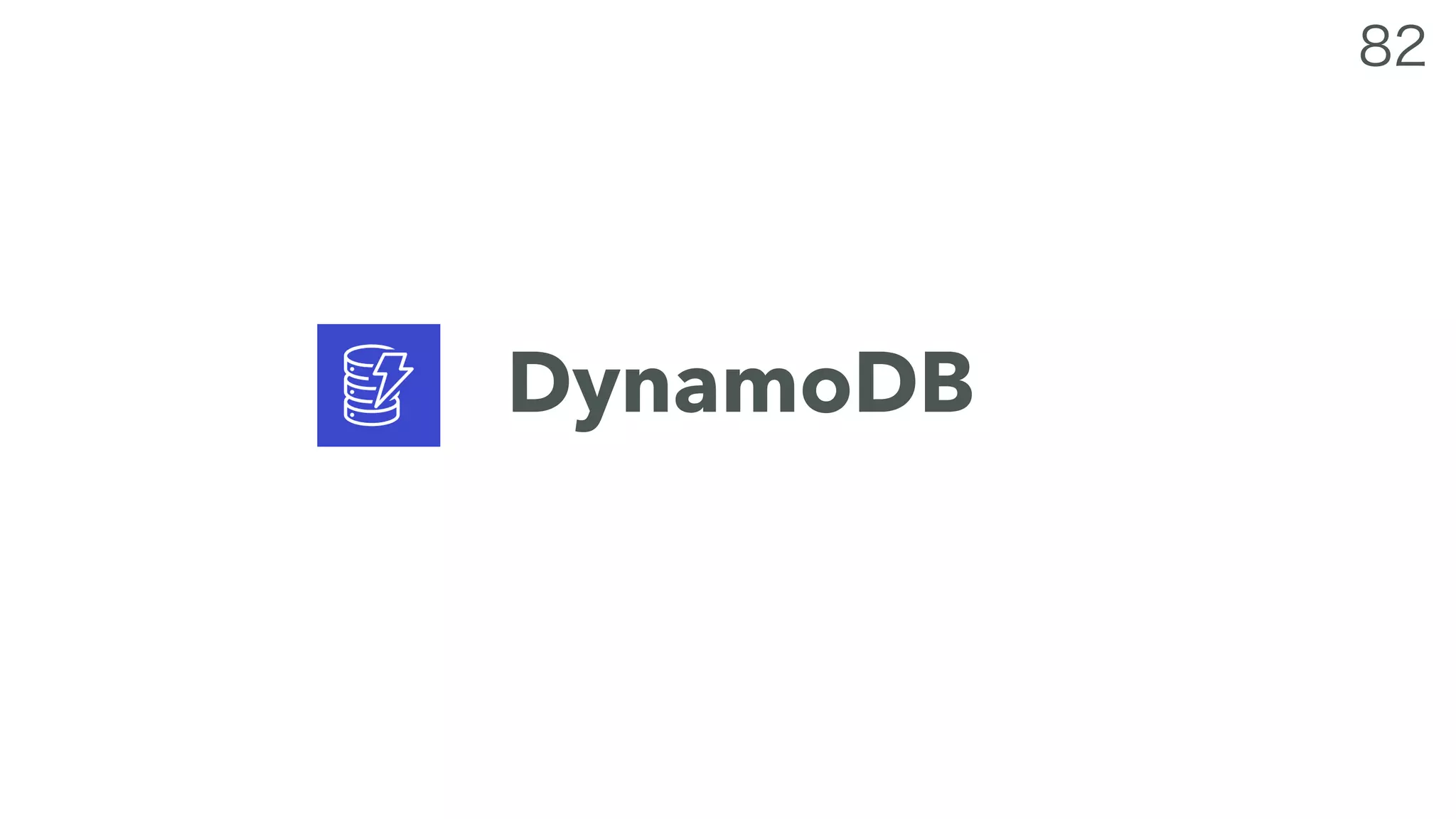 DynamoDB
 