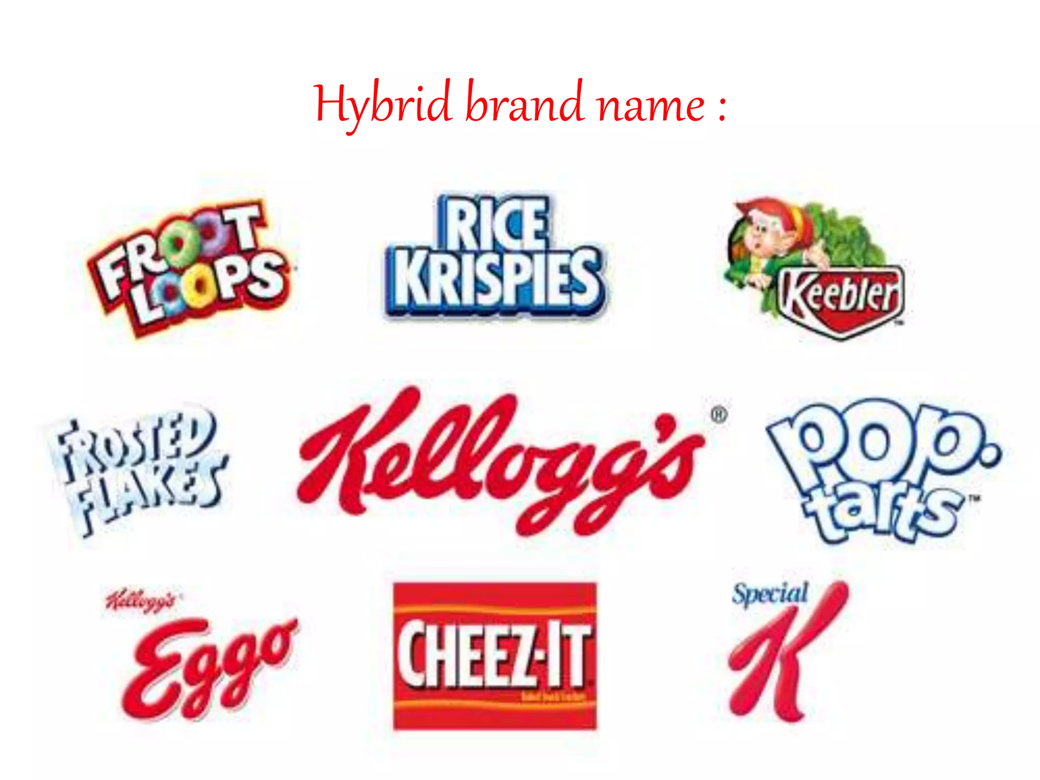 Hybrid brand name :
