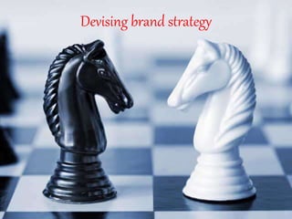 Devising brand strategy
 